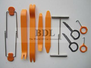 Снятие потолка.-12pcs-car-door-interior-plastic-trim