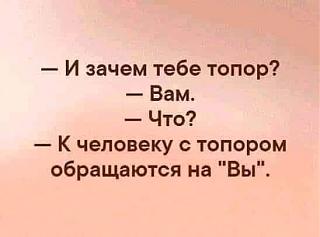 Черный юмор. Или не юмор.-topor.jpg